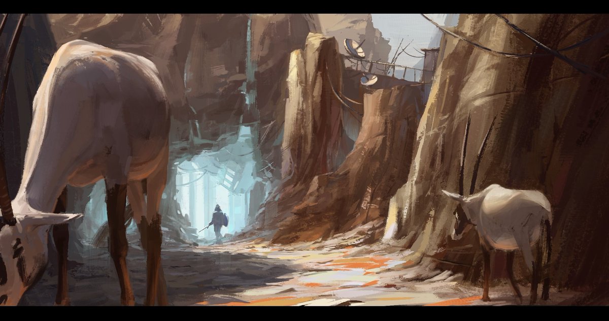 AlexJustart's tweet photo. A compilation of recent work for #PortfolioDay! I am grinding out skills to work towards landing a Concept Art / Illustration Internship in the coming year https://t.co/FDTPj8ST8V
