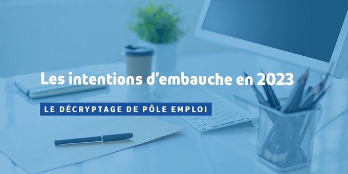 [Infographie] Retrouvez les résultats de l’enquête @pole_emploi sur les besoins en main-d'œuvre des entreprises pour 2023 🔎 vu.fr/akJs
#BMO2023 #BMO #TousMobilisés