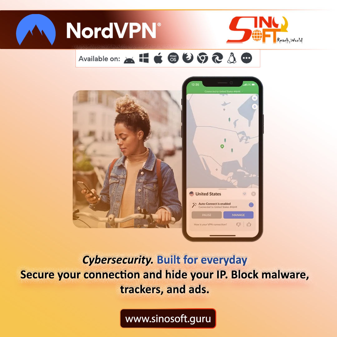 SinoSoft's tweet photo. Cybersecurity. Built for everyday. Secure your connection and hide your IP. Block malware, trackers, and ads.
Grab your NordVPN today!
Choose your favorite package https://t.co/Nz0EZqC691  
#WednesdayMotivation #VPN #CyberSecurity #Bayern #Lakers #Rodri #Ads #IP #Malware https://t.co/d6YuJON33S