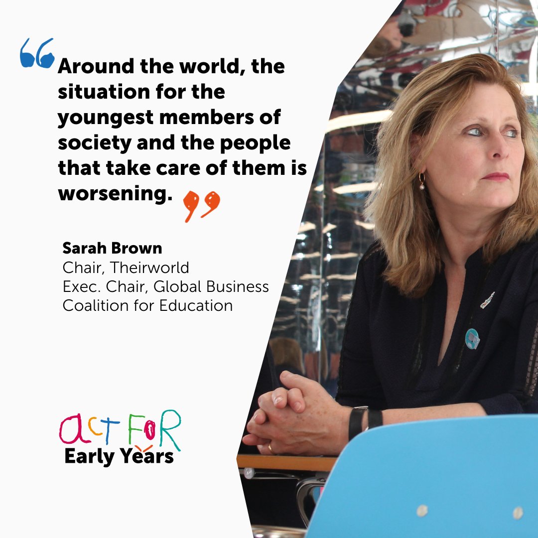 New @Theirworld report makes the case for a global revolution in how the youngest children are provided for (research from @HallandPartners). Please join us to demand the change that the under-fives deserve. You can join the campaign to #ActForEarlyYears actforearlyyears.org/report/