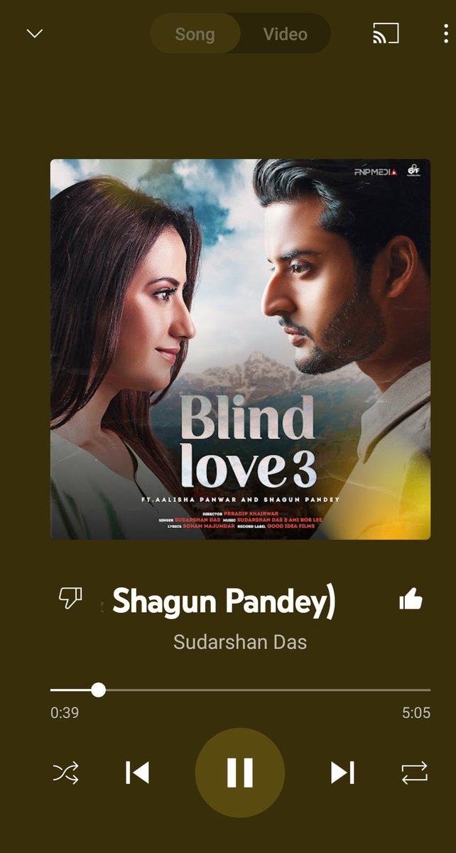 Listening to this masterpiece once in a day is a ritual now.. soothing n serene ❤️❣️

#ShagunPandey
#Aalishapanwar
#blindlove3