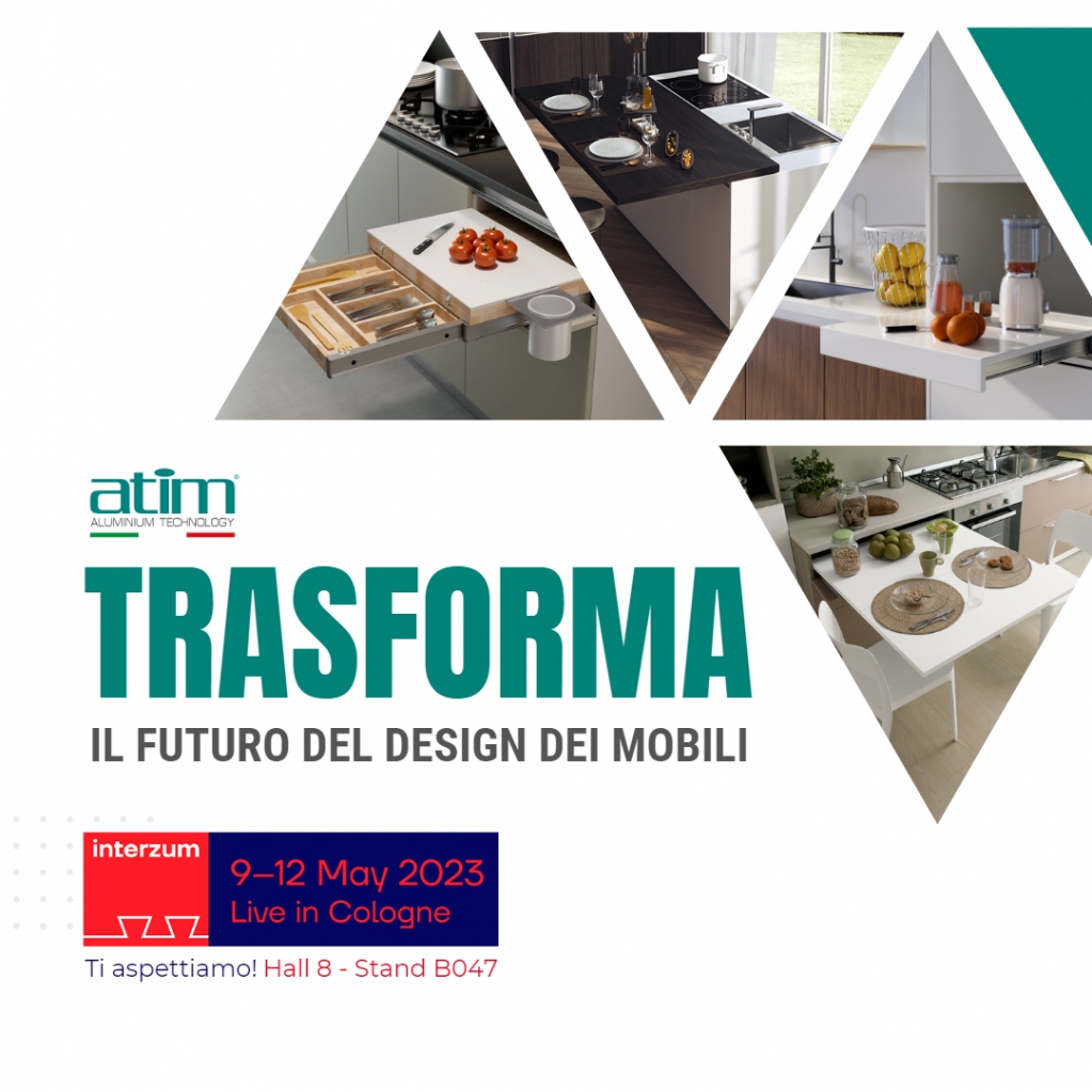 AtimSpa's tweet photo. Abbiamo un #appuntamento alla più grande e importante fiera al mondo della subfornitura per l'industria del mobile!
Ti aspettiamo dal 9 al 12 Maggio all' @interzumcologne 2023: Hall 8, Stand B047.

#interzum2023 #design #furnituredesign #furnitureideas #furnituresolutions https://t.co/qx6FSumEXK