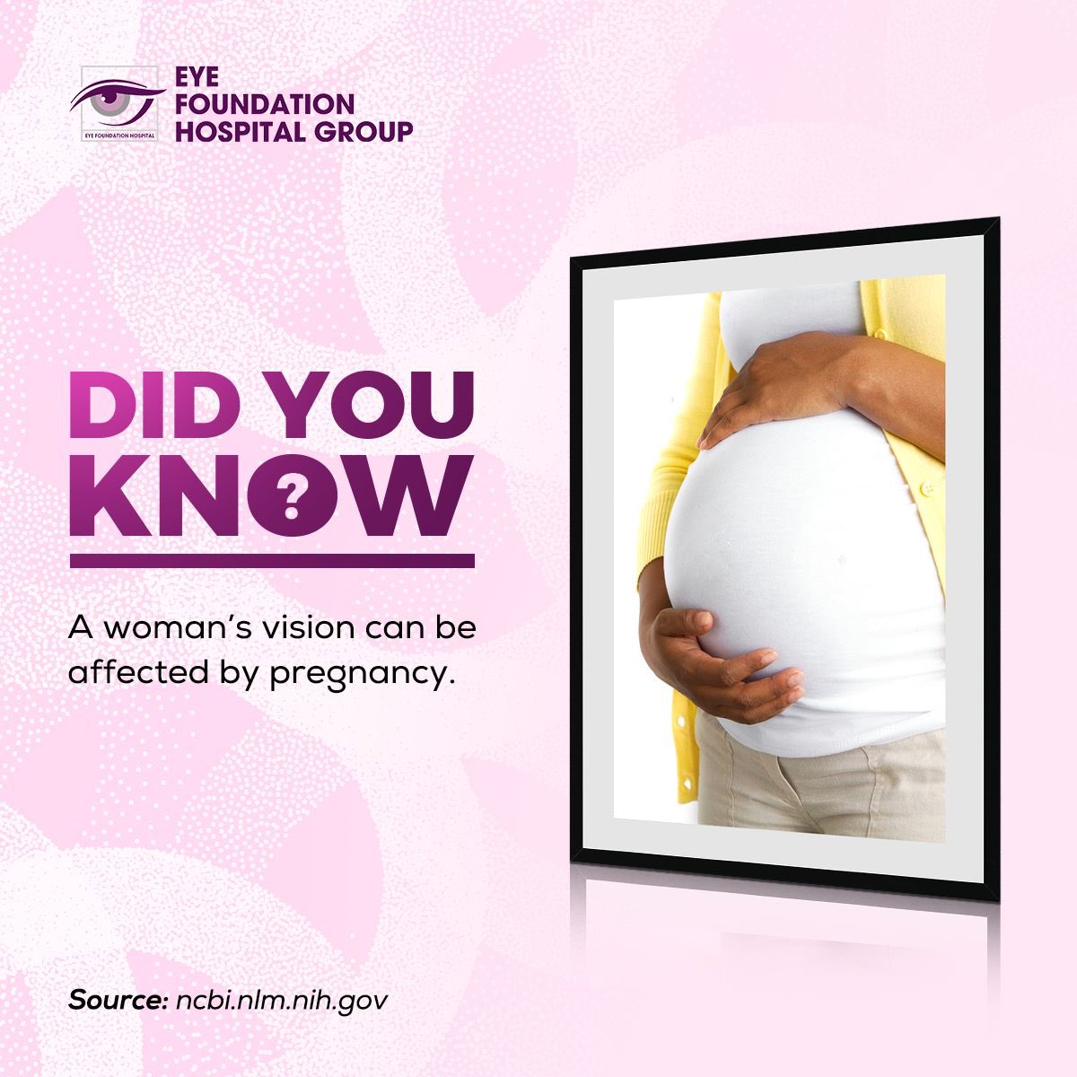 eyefoundationng's tweet photo. Diagnosing the ocular changes that may develop during pregnancy is crucial to ensuring complete eye health of both mother and child.
#pregnancychanges #ocularchanges #eyehealth #eyedefects #eyefoundationhospitalng https://t.co/BGM2rxyxW3