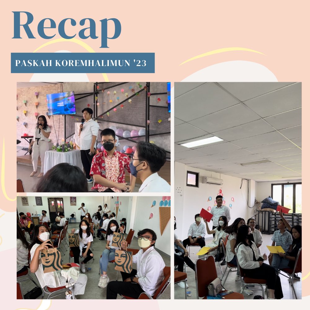 KoremHalimun's tweet photo. Sweetest Sunday Recap🍦

temen-temen sudah mengikuti Ibadah dan perayaan Paskah Korem minggu ini🙌🏻 😆

Semangat menjalani minggu yang baru 💪🏻

See you and God bless you 🤍✨ https://t.co/NEweUSssLn