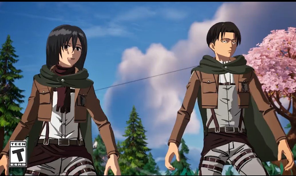 mocsalman's tweet photo. Sorteo - una skin de Attack on Titan
Puedes escoger a MIKASA o LEVI 

El sorteo termina el 15 de abril 

 Requisitos:
• Seguir a: @mocsalman
• Dar Me Gusta y RT
• Comentar Participo
Mucha suerte 

🎁 1 ganador

#Fortnite https://t.co/WM2zgFLDWX