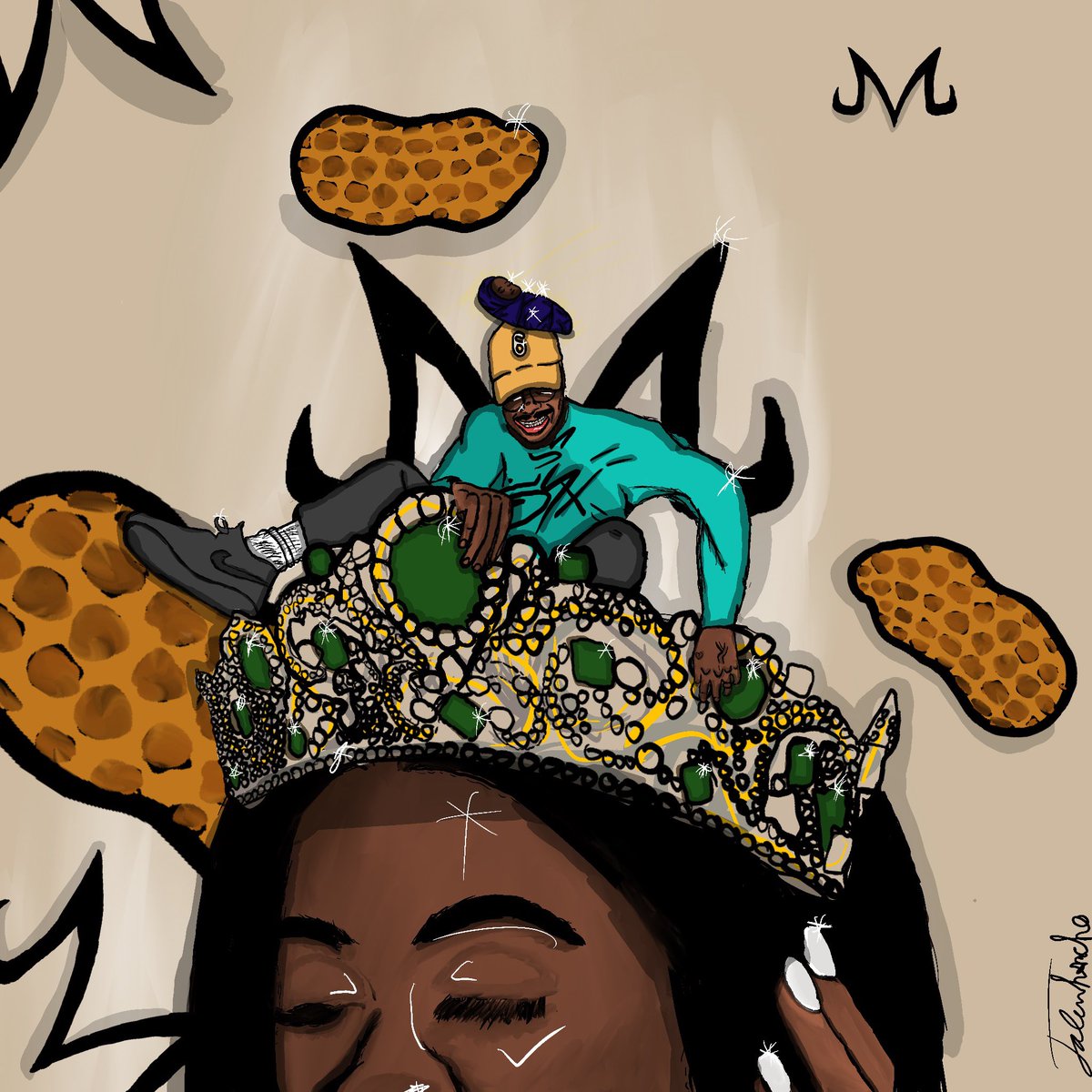 jalenhxncho's tweet photo. For @imdaniellee_ , @WhoDontai , &amp; Baby D. Much love🫶🏽 https://t.co/uDEQyCjfYc