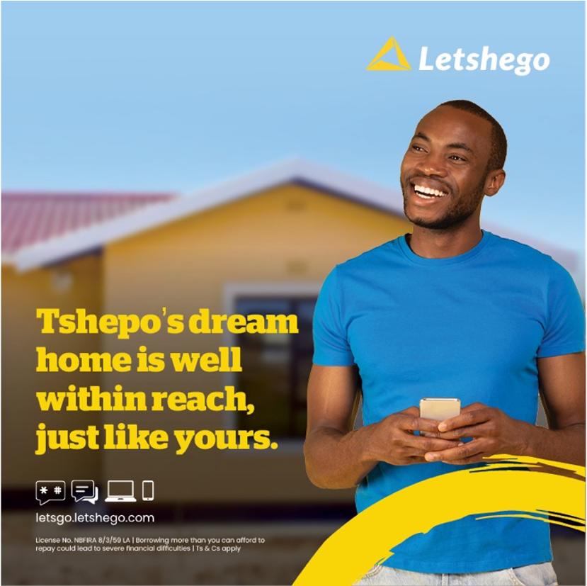letshegobw's tweet photo. Tshepo’s Affordable Housing Loan application is not complicated. You can also apply for an Affordable Housing Loan with just a few taps on your phone.

Shop now at https://t.co/Z2j3ybbzek
#LetsGoBW #LetsImproveLife #LetsGoDigital https://t.co/daHNxXHv2J