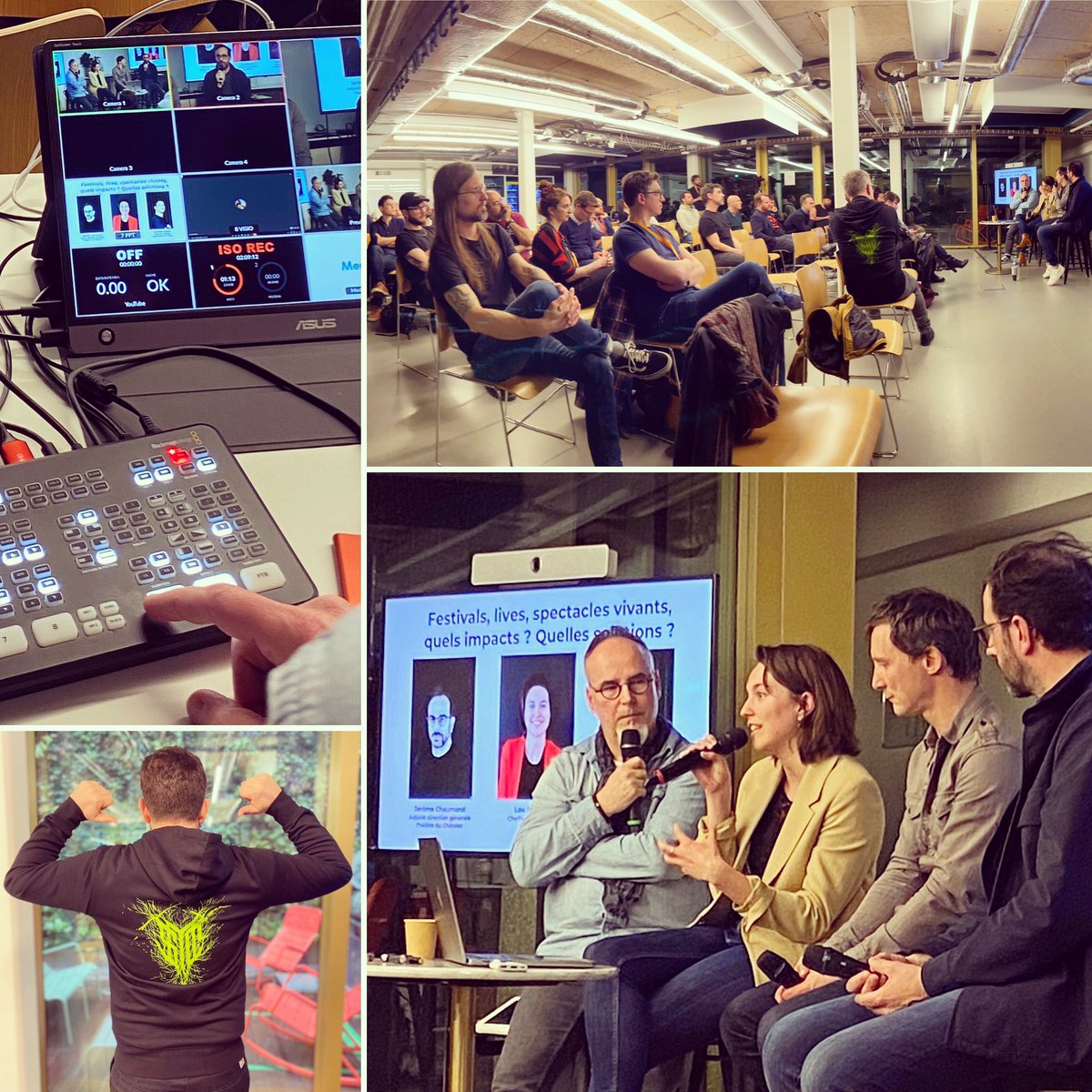 #GreenistheNewBlack 🌍
Amazing MSC session on sustainable practices in #music ecosystems hosted by <a href="/leboncoin/">leboncoin</a>. So inspired by the ideas &amp; initiatives shared by <a href="/planetblow/">sylvaindemercastel</a> Etienne Sarthou <a href="/le_CNM/">Centre national de la musique</a> <a href="/prodiss/">Prodiss</a> <a href="/IMPALAMusic/">IMPALA</a> <a href="/LivenationFR/">Live Nation France</a> <a href="/theatrechatelet/">Théâtre du Châtelet</a> <a href="/rockenseine/">Rock en Seine</a> #MSCgreen #Metal