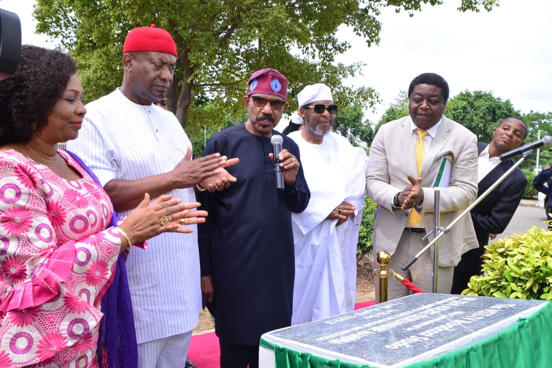 NASRDA_Official's tweet image. The Nigeria Science Technology and Innovation Television Broadcast Studio has been commissioned by the Honourable Minister for Science Technology and Innovation Dr Sen. Adeleke Olorunnimbe Mamora. @DrAOMamora 
The studio is located on the CPUs of the NASRDA
#FMST
#NSTItv
#NASRDA