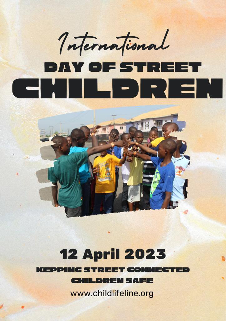 Childlifeline1's tweet photo. Happy International Day of Street Children #CSC #Safestreets #IDSC #ChildLifeLine #Streetchildren NIBSS Palmpay Tinubu Mayor Talented Obi She's 19 Etihad Ephesians Oyedepo Mbali Mbeki Dino Melaye Joburg Atiku Akanji Asake Wema Seun Mamelodi https://t.co/1L064ii4LB
