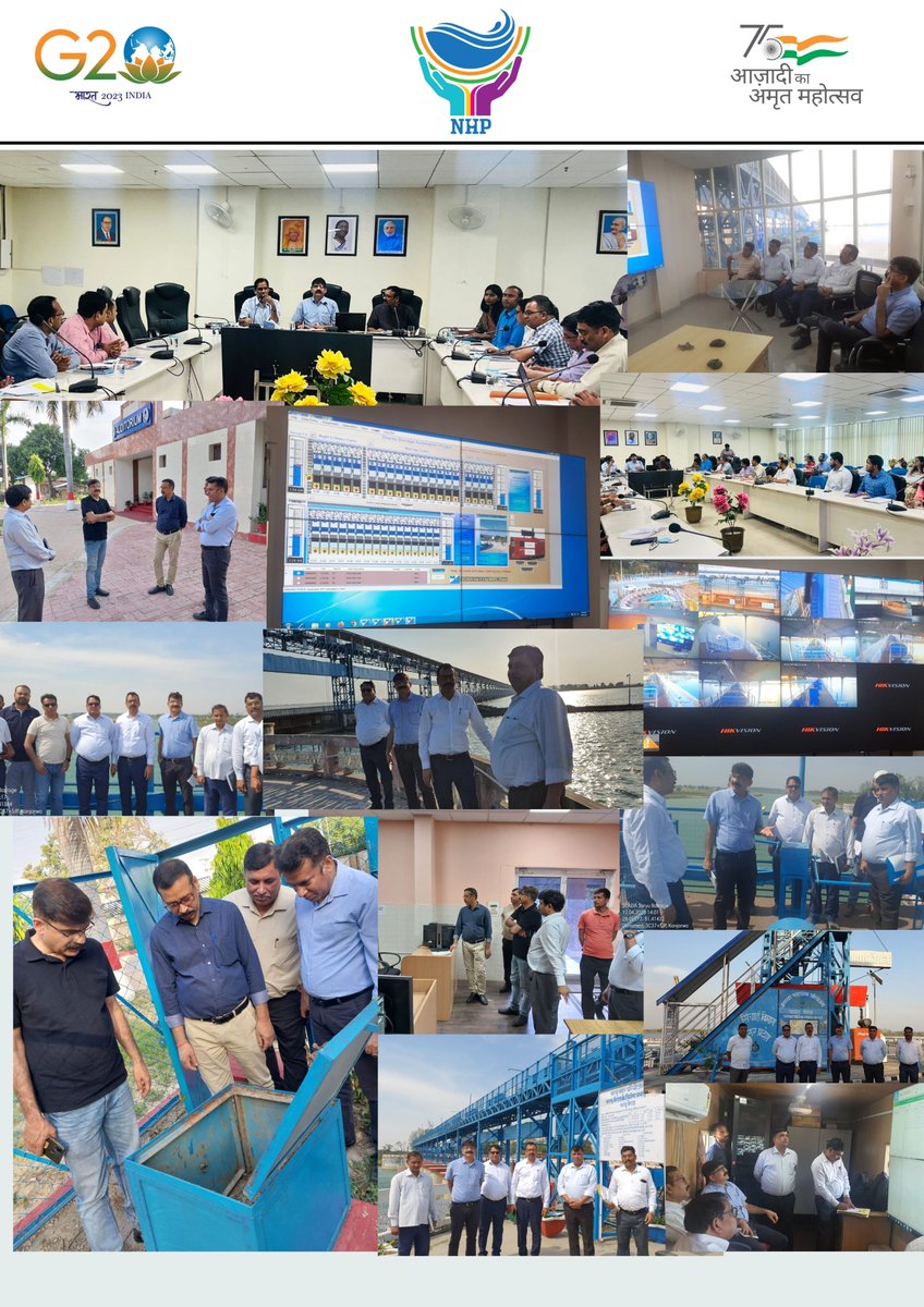 NHPConnect's tweet photo. Visit (10.04.23)of Sh. Rakesh Kashyap,SJC-I,NHP to #SCADA at Saryu, Ghaghra & Sharda Barrage, #UttarPradesh and a review meeting on 11.04.23 at UP (SW)office regarding progress of various ongoing #RTDAS/HIS/SCADA/#Study projects under #NationalHydrologyProject.
@MoJSDoWRRDGR https://t.co/6g0hK27Mwr