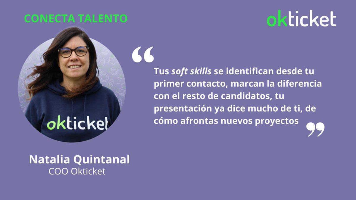 OkticketApp's tweet photo. 💡Ayer participamos en la tercera jornada de #ConectaTalento, programa organizado por @conectindustria con el fin de potenciar el #empleo y la #formacion.
#RRHH #Empleo #Talento #trabajo https://t.co/ulKukpPCgQ