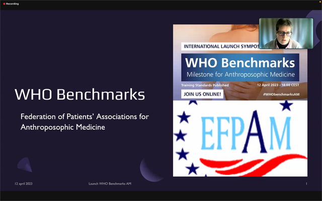 IVAAmeds's tweet photo. #WHObenchmarksAM is an important step for the integration of AM in the #healthcare systems & increase the level of #freedomofchoice that #patients have’ says Wieneke Groot for EFPAM (European Federation of Patients’ Associations for #AnthroposophicMedicine
#publichealth https://t.co/7NdaTlTl9c