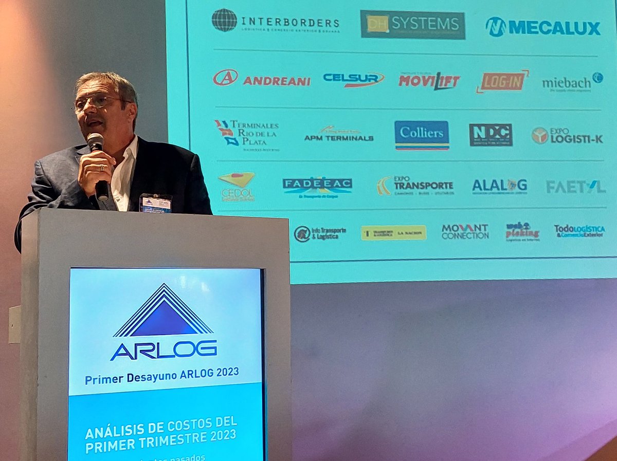 Primer Desayuno ARLOG 2023
<a href="/Fabianyannone/">AFY</a> Presidente de <a href="/ARLOG_Asoc/">ARLOG Asociación Argentina de Logística Empresaria</a> da la bienvenida.
Gran convocatoria y respuesta!!!
#Logística #supplychain <a href="/cedolarg/">CEDOL Logística</a> <a href="/FADEEAC/">FADEEAC</a>
