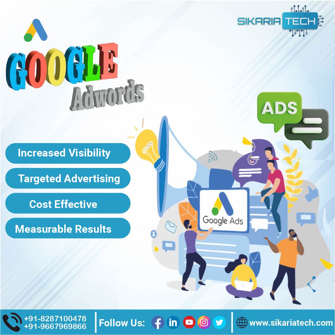 sikariatech's tweet photo. Google AdWords is a great way to increase the traffic on your website and it will help you to get more leads. Google AdWords will increase your visibility and it will only target your targeted audience.

Contact us-
📞 +91-9667969866
📞 +91- 8287100478 https://t.co/URc5CkhJps