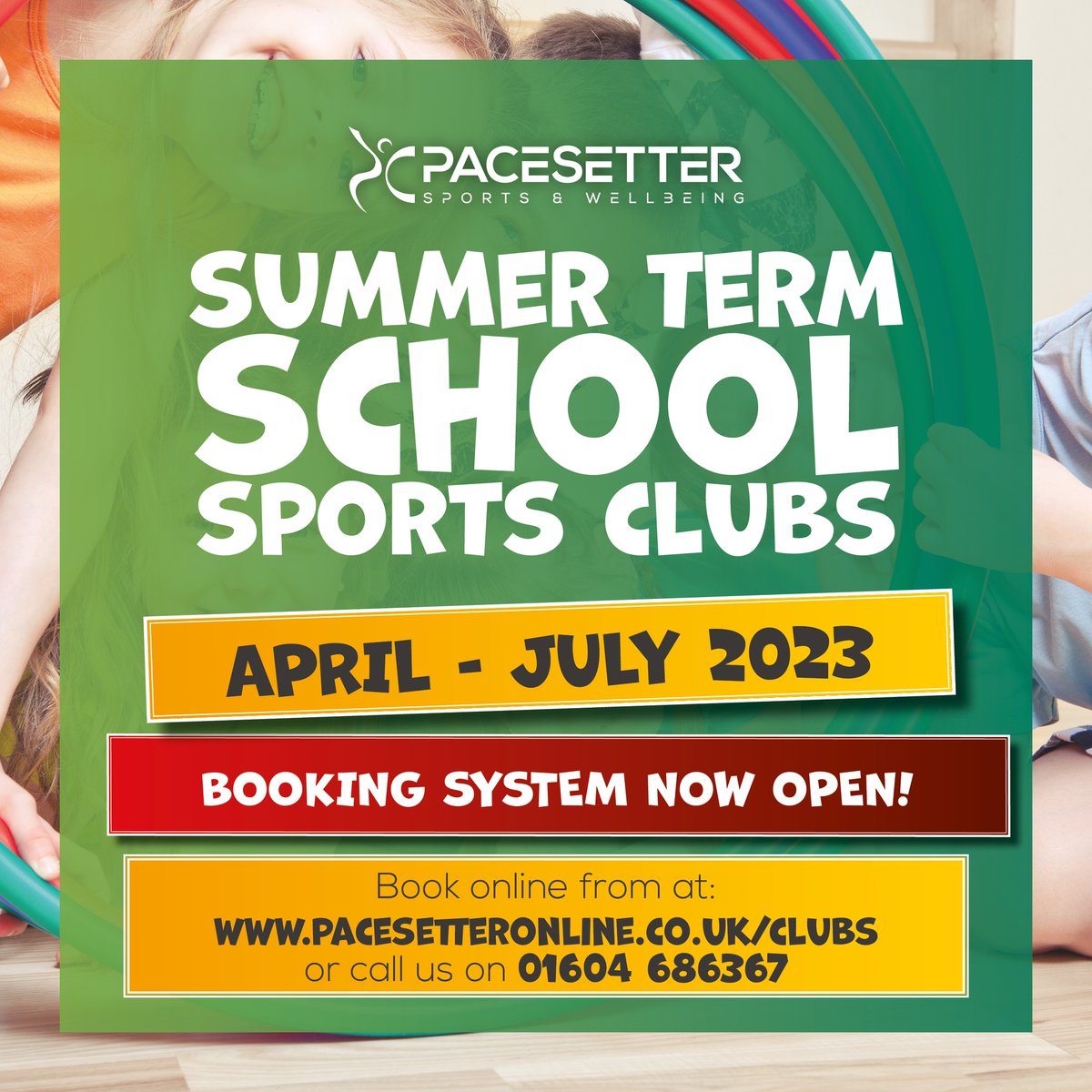 The booking system is NOW OPEN for our SUMMER TERM clubs (April - July 2023) and we have a number of clubs already full!
...
If you would like to attend one of our many term time clubs, do grab your space now to avoid disappointment!
...
Book online: ow.ly/pR9250LTCu8