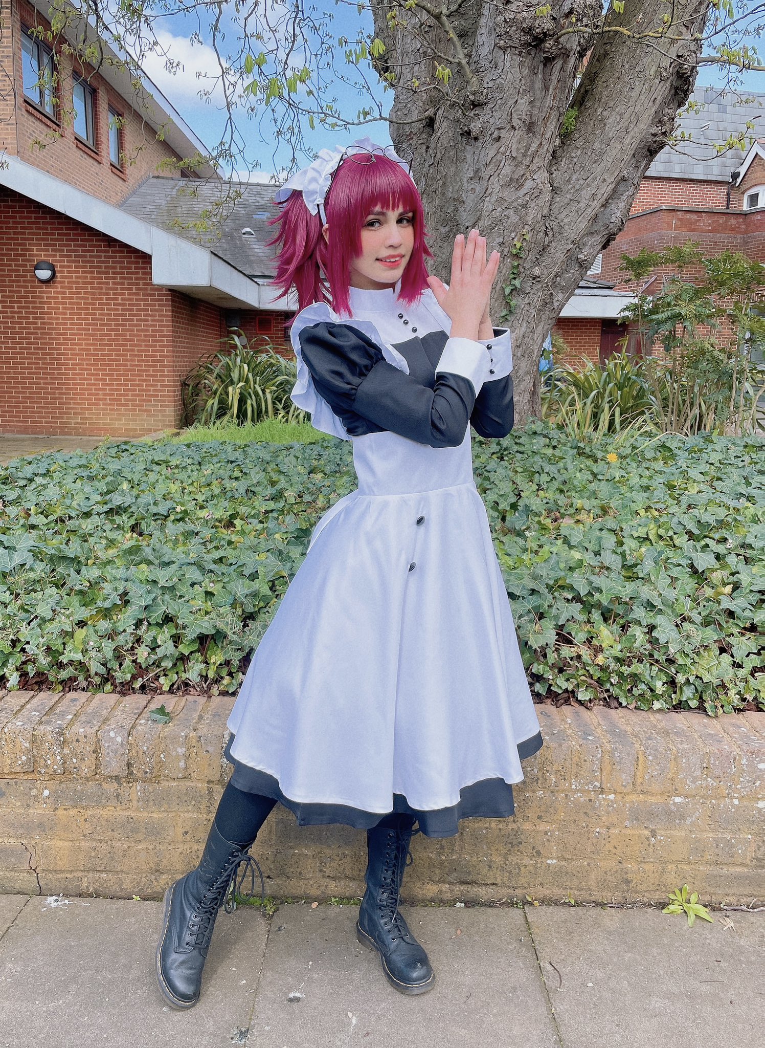 Amazon | [QLPLYZON] 黒執事 メイリン コスプレ衣装（(ウィッグ