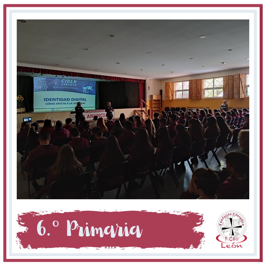 💻👮🏻‍♂️👮🏼‍♀️ El alumnado de 6.° EP ha participado en el Proyecto CIBEREXPERTO organizado desde la Delegación de Participación Ciudadana de la Policía Nacional. Gracias a Jesús y a Laura por todo lo que nos han enseñado ayer y yo. <a href="/policia/">Policía Nacional</a>