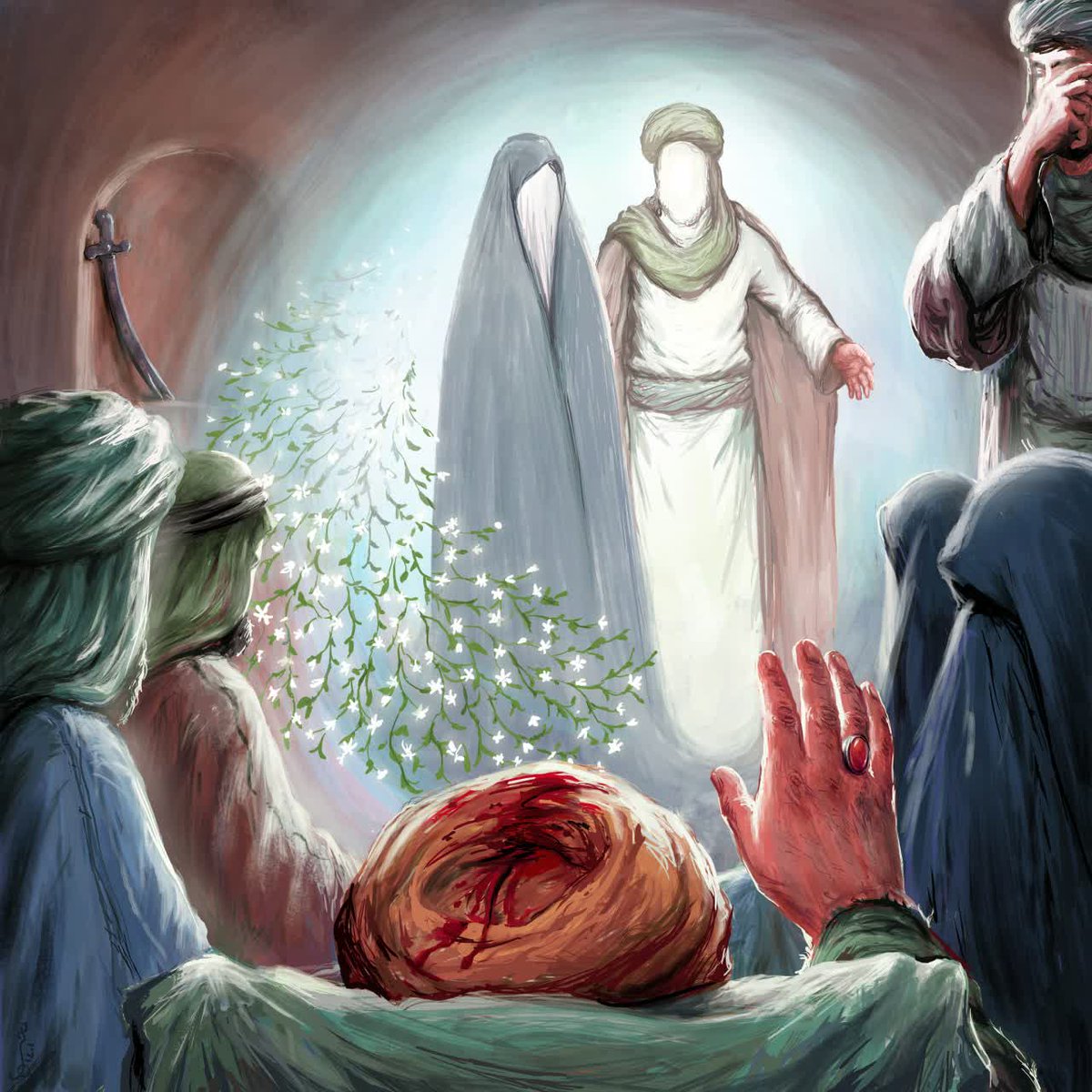 وقت پرواز آسمان شده بود
گوئیا آخر جهان شده بود

کوفه لبریز از مصیبت بود
 باد در کوچه نوحه خوان شده بود

شور افتاد در دل زینب
پی بابا دلش روان شده بود

شوق دیدار حضرت زهرا
در نگاه علی عیان شده بود

در نجف سینه بیقرار از عشق
گفت "لا یمکن الفرار" از عشق
#میخوانمت