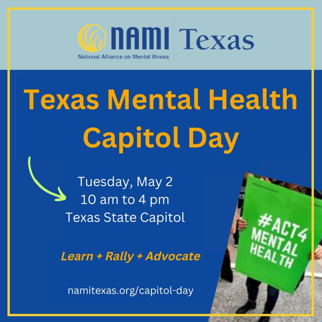 May is Mental Health Month. How Are You Observing the Month? Come with us to Advocacy Day! - mailchi.mp/namigreaterhou…