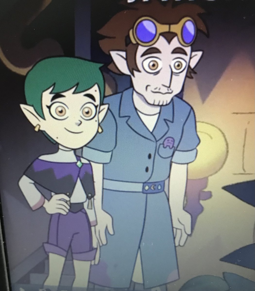 #TOHSPOILERS // toh spoilers 

Im like omg emira is so pretty with short hair!!! and then I look at alador and🧍‍♀️