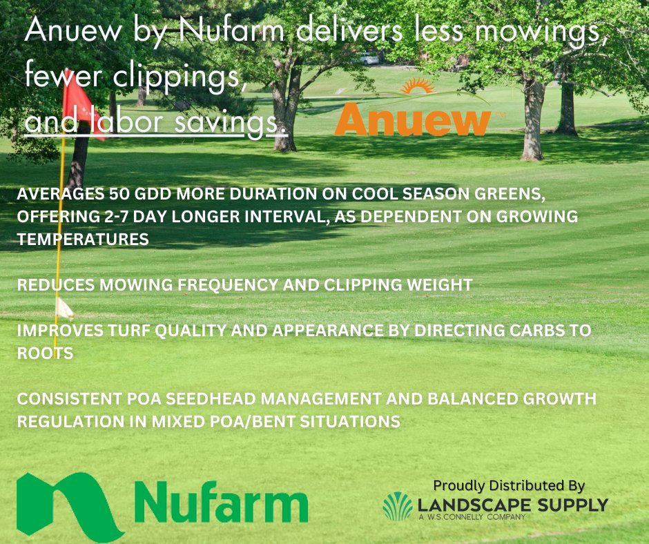 LandscapeTurf's tweet photo. Save Time. Improve Playability. #nufarm #anuew #prouddistributor #turf #golf
@NufarmUSTurf https://t.co/NjTTQafseq