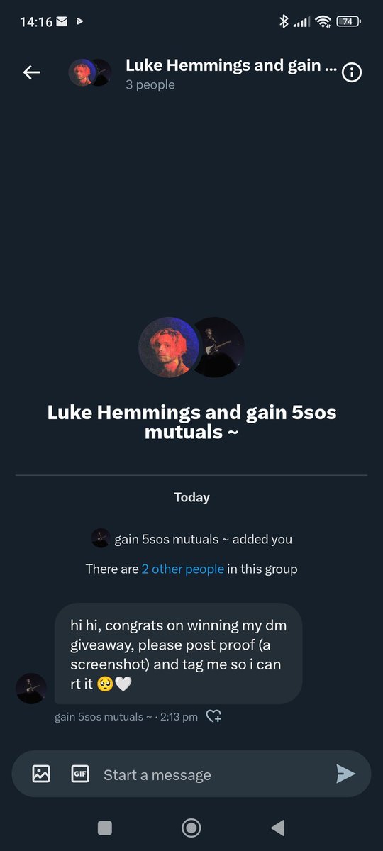 OMG! Thank you @5S0SMUTUALS for my Luke dm!