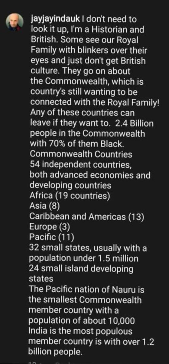 The most annoying thing about some Commentators who think they know all about our Royal Family, Commonwealth, & British culture!
You don't know, so stop telling us you do!
#britishmonarchy #britishculture #berespectful #learnthetruthnotmadeupBS