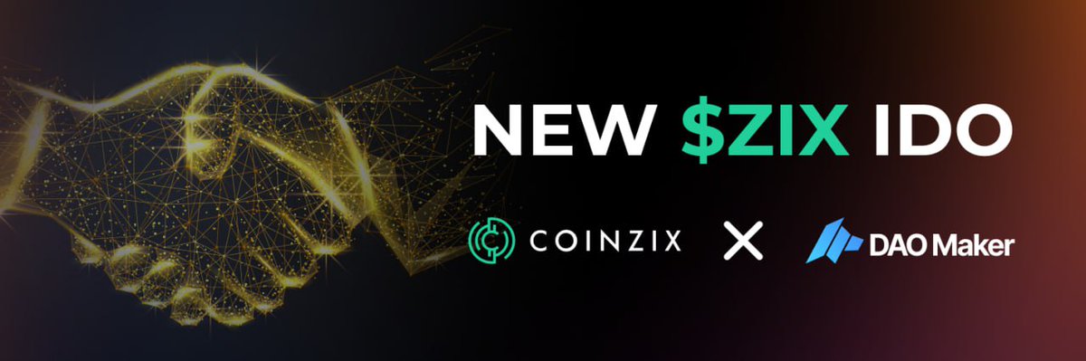 COINZIX (@coinzixcom) on Twitter photo It has been a lengthy process of negotiation and fine-tuning, but we are pleased to announce that we have entered into a listing agreement with <a href="/TheDaoMaker/">Bullish By DAO</a>, who will be spearheading our public round. It has been a lengthy process of negotiation and fine-tuning, but we are pleased to announce that we have entered into a listing agreement with <a href="/TheDaoMaker/">Bullish By DAO</a>, who will be spearheading our public round.