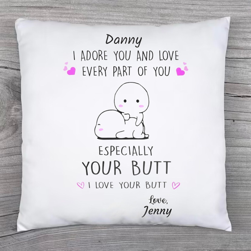 Get your loved one a cheeky 😉🍑 gift today! Shop now at printamemory.com ✨

#uniquegifts #love #giftsforher #giftsforhim #pillowtalk #costommade #giftideas #gift #pillowart #pillowdesign #couplegoals #cutegifts #customizedpillow