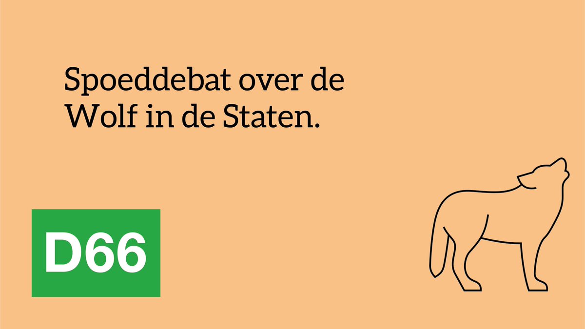 “In de grote natuurgebieden die Gelderland rijk is heeft de wolf ruimte en voedsel gevonden. D66 streeft naar een gezonde relatie tussen mens en wolf.” Fractievoorzitter <a href="/StanHellegers/">Stan Hellegers</a> benadrukt dat wij hierbij ook ons gedrag moeten aanpassen. #psgld #prvgld