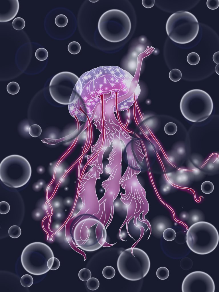 Sij1129's tweet photo. I just did a quick animation of jellyfish 💕 
#Artists #artph #illusrtationart https://t.co/dfrGB7rF9a