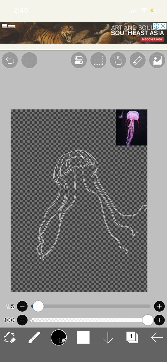 Sij1129's tweet photo. I just did a quick animation of jellyfish 💕 
#Artists #artph #illusrtationart https://t.co/dfrGB7rF9a