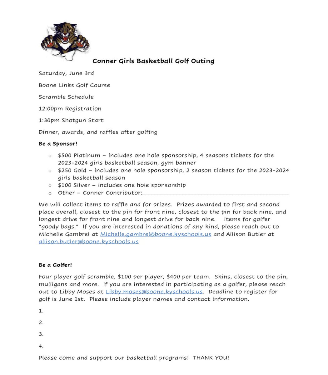 Conner High School tweet media