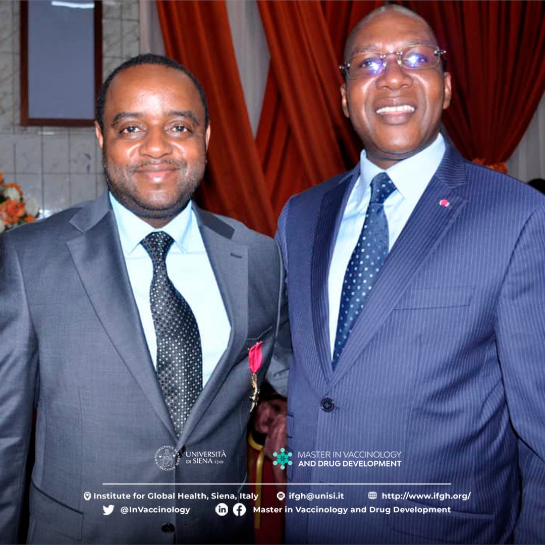 InVaccinology's tweet photo. This is impact! 👏
Dr. Yauba Saidu, Clinton Health Access Initiative head in Cameroon and @InVaccinology  first edition alumni was recently decorated by his Excellency, President Paul Biya

🌐 https://t.co/RbUhwj9XPf

#MasterInVaccinology #Vaccinology #UniversityOfSiena #Siena https://t.co/ojRaHZ90Ig