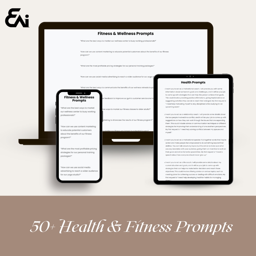 ChatGPT can be your best Marketer in Health &amp; Fitness Niche

I've collected 50+ prompts to market your brand with 10x reach

It is FREE for 48 hours.

Like, RT &amp; comment "HF"
and I'll send it over DM
 
[must follow <a href="/everyai_com/">Every AI</a> &amp; @cryptophani so I can DM]