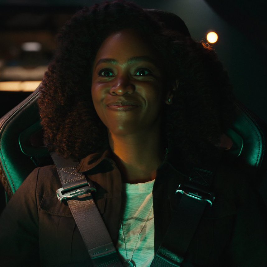 Monica Rambeau is wearing Carol Danvers’ NIИ t-shirt from #CaptainMarvel in #TheMarvels: