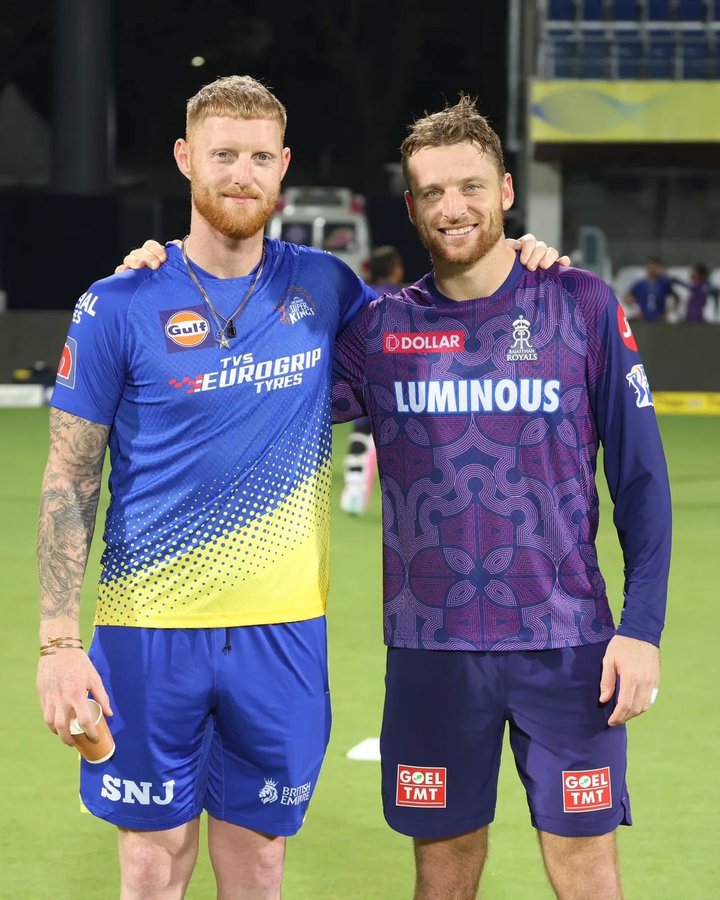 MeenaRamkishan0's tweet photo. Reunion in different Colours in IPL #ForeverRoyals

Rajasthan Royals | @benstokes38 | @josbuttler https://t.co/QSU08RmU2S