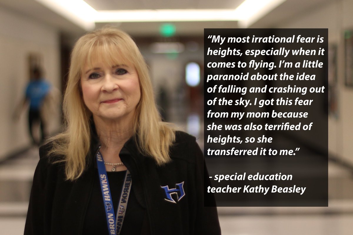 “My most irrational fear is…”