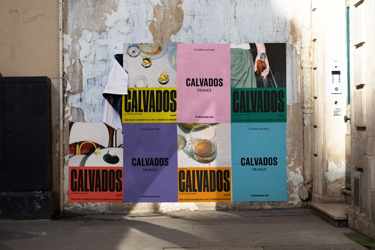 AgenceMurmure's tweet photo. Voilà 3 ans maintenant que @DrinkCalvados a fait appel à Murmure pour réa­li­ser la DA du Calvados. Tout ça valait bien la mise en ligne d'une petite rétrospective pour marquer le coup ! 
La case en ligne ici ➡️
https://t.co/IAe4yXMJvj https://t.co/l7dlvOI6L6