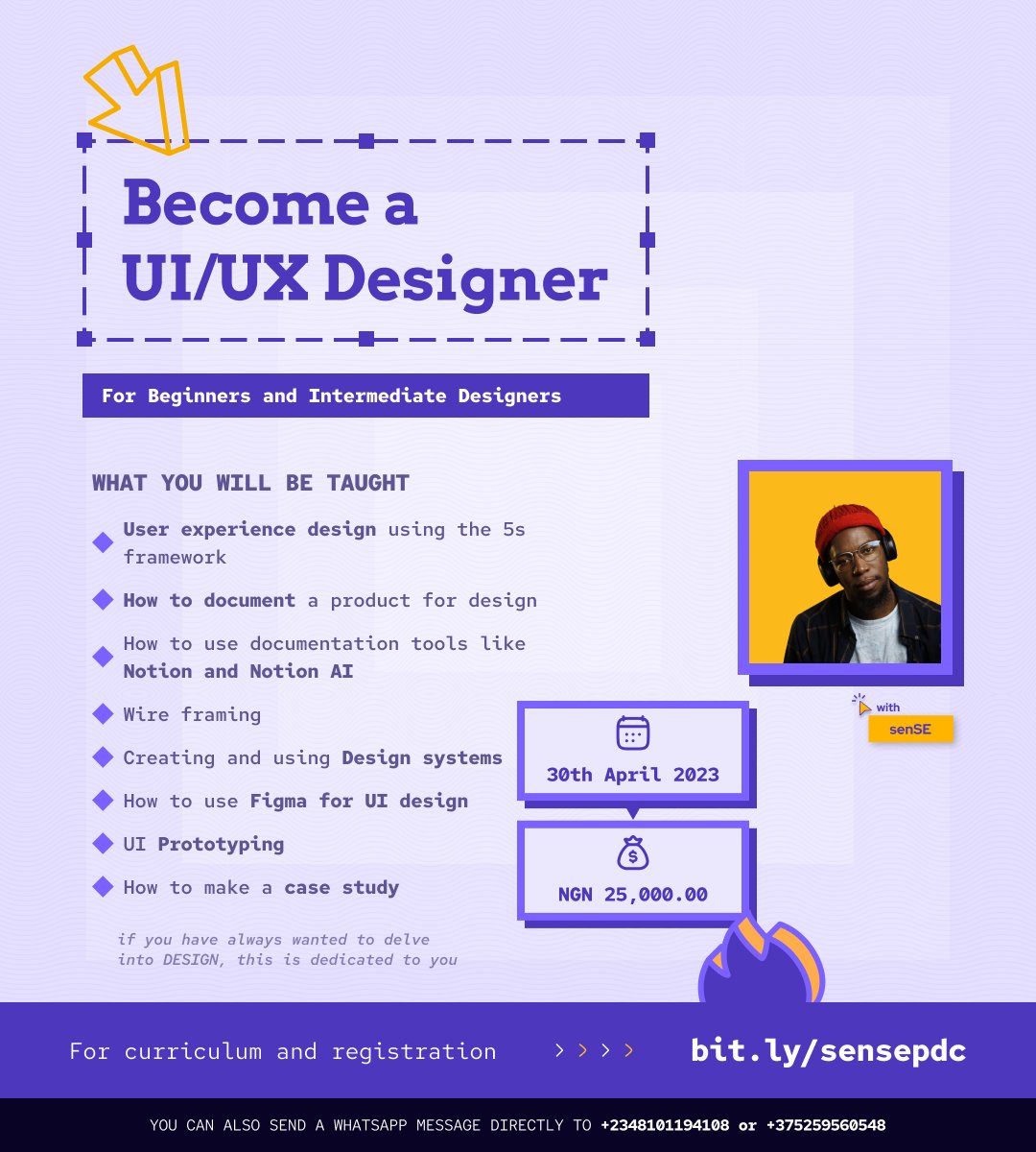 sen_se___'s tweet photo. Become A UI/UX Designer - *https://t.co/BOAUe3bBm6*

Now you can start a journey into becoming a designer. https://t.co/r5QFyknit7