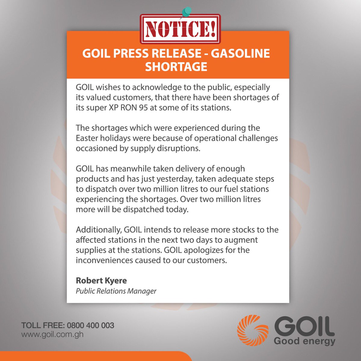 GOIL tweet media