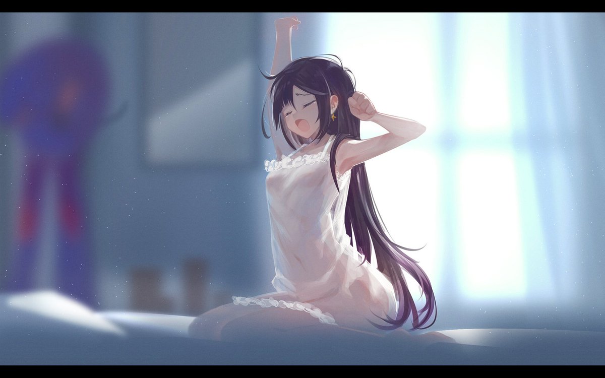 Parece que ya es de día

⸻ Despierta y se estira ⸻
Debo cumplir con mis obligaciones 

┊┊┊┊⋆ ✧　 　 · 　 ✧　✵
┊┊┊☆ *　　 * ⋆
┊┊★ *
┊┊* . *　✦
┊☆ ° ✧　 　 ·
★*