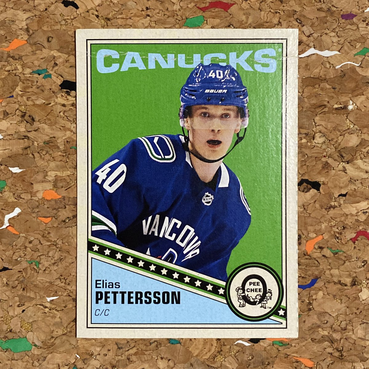 2019-20 #OPeeChee retro box bottoms #EliasPettersson. #hockeycards #Canucks #opc #opeecheehockey #opchockey