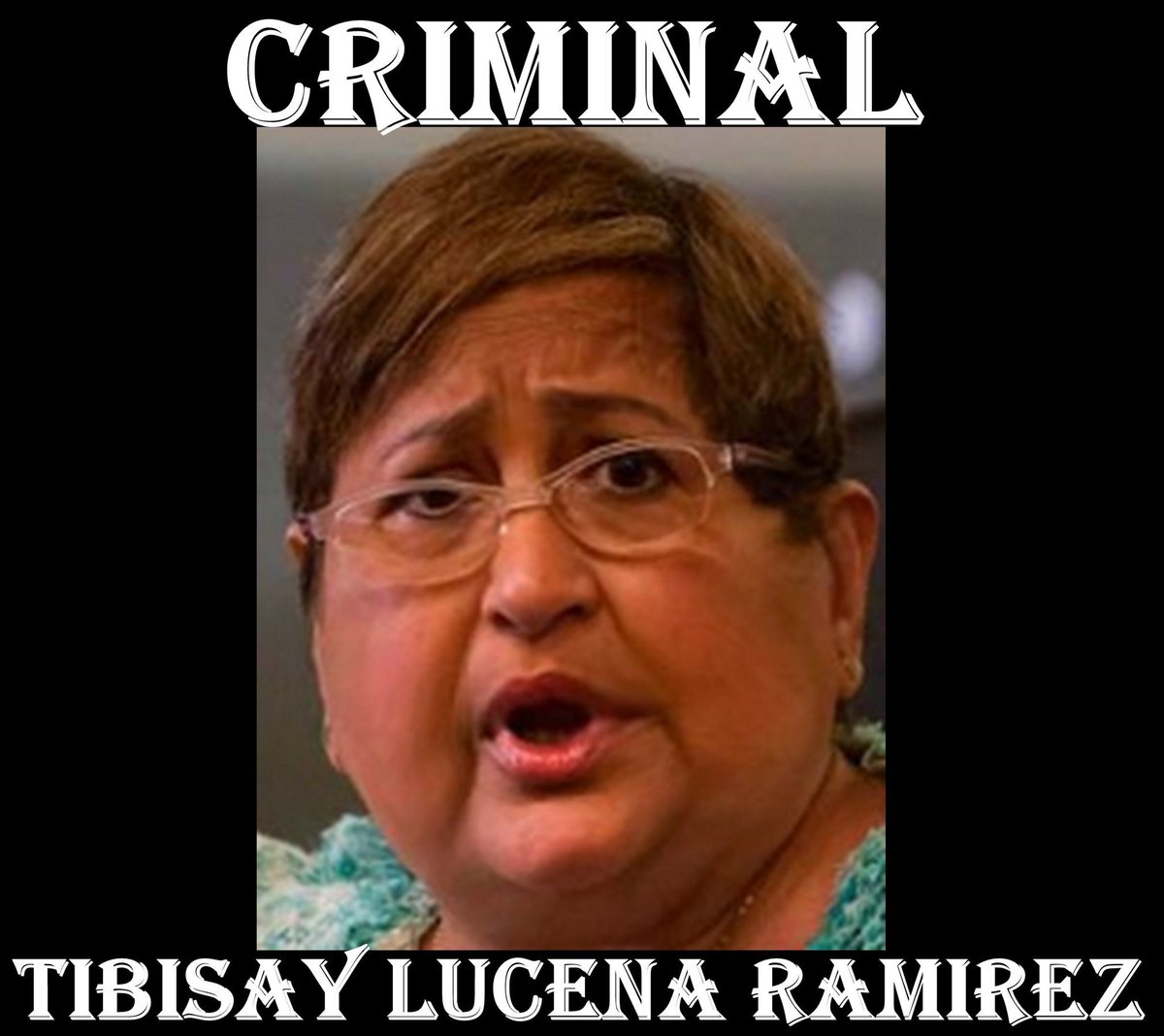 #TibisayLucena va a su encuentro con el engendro de #HugoChávez en la 5 paila del 🔥

Otra corrupta que se va sin pagar todos sus delitos, Tibisay quedará plasmada para siempre en la historia de Venezuela como unas de las principales responsables de miseria que vive #Venezuela