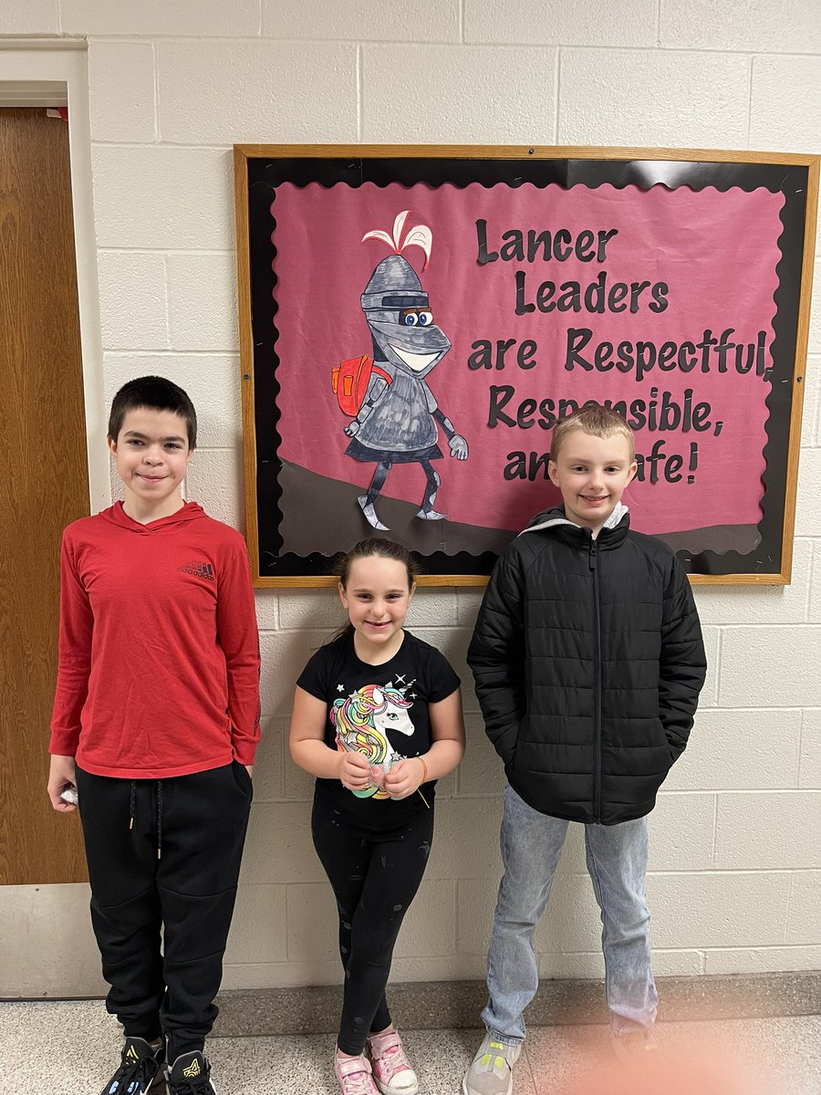 PbisElba's tweet photo. March Wednesday Shoutouts! We are proud of these students for displaying #lancerleader qualities https://t.co/wYyefuLo2O