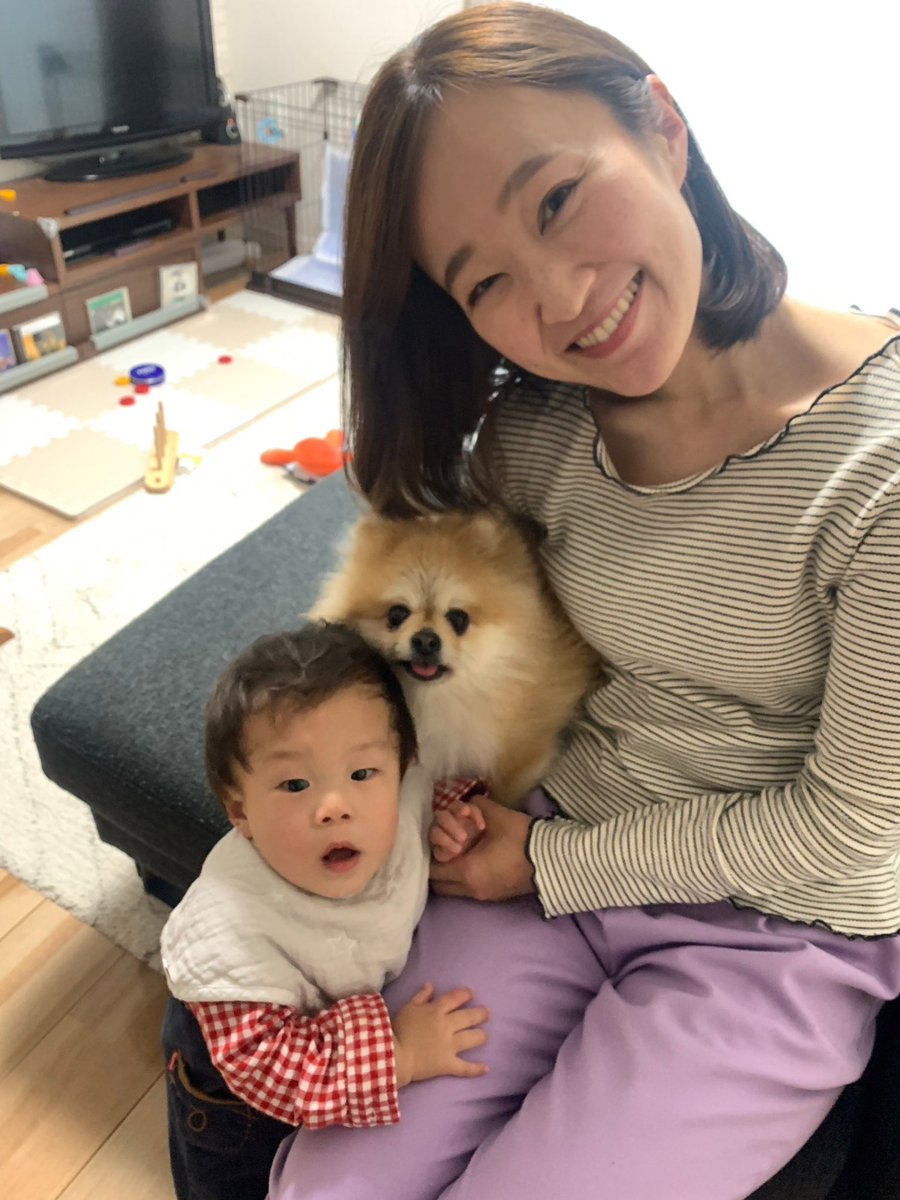 mami_kitagawa's tweet photo. うちの赤ちゃんたち👶🐶 https://t.co/zOOdT6HguG