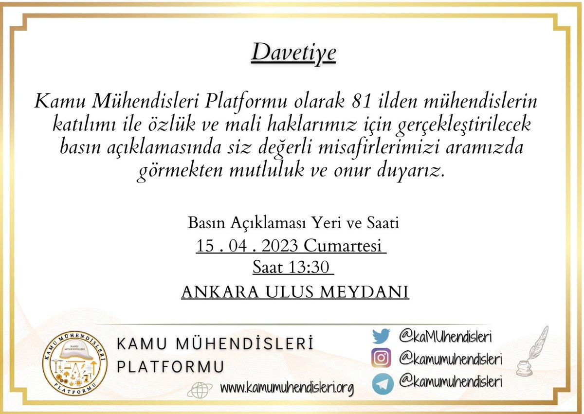 tunaoztunc's tweet photo. Yanınızda olacağız... #KaMuhendisleri #KamuMuehendisininHakkı #ElektrikElektronikMüh3binKadro https://t.co/oL1NqLpq5c