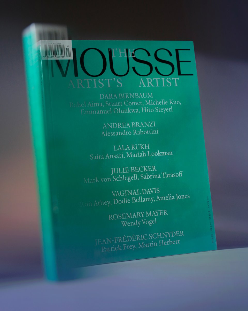 Mousse 83: Out Now

#JulieBecker, #DaraBirnbaum, #AndreaBranzi, #VaginalDavis, #LalaRukh, #RosemaryMayer and #JeanFrédéricSchnyder help us to celebrate the ambitious objective of providing layers of understanding regarding artists’ practices and their implications in the present.