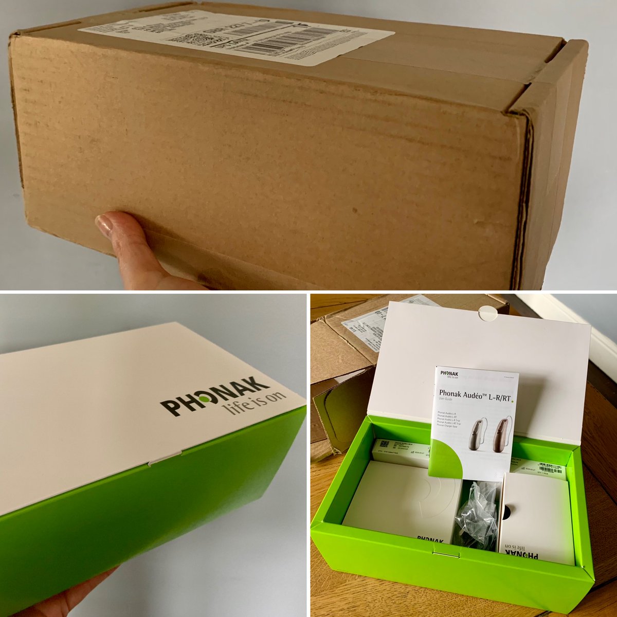 TMHCLtd's tweet photo. We still get excited when the Postie delivers a brown package with your shiny, new #hearingaids! We generally have your new aids fitted within a week of ordering - ensuring you start #hearing better as soon as possible. Home visits throughout #westyorkshire https://t.co/woqaVkMzuo